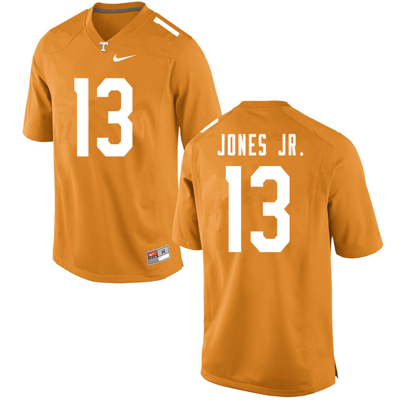 Men #13 Velus Jones Jr. Tennessee Volunteers College Football Jerseys Sale-Orange - Click Image to Close